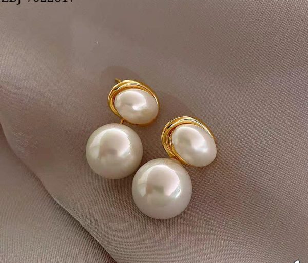 Oval Shape Korean Style Earings