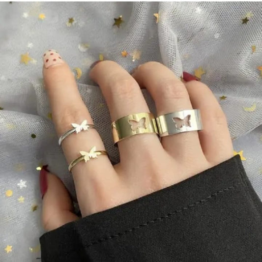 Butterfly Couple Ring
