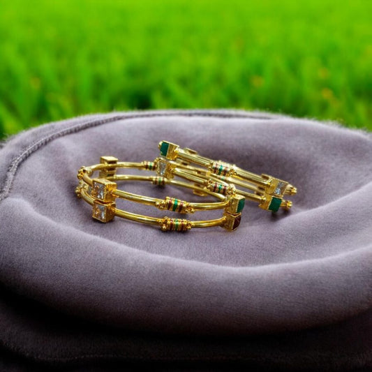 Gold Plated Ad Zircon