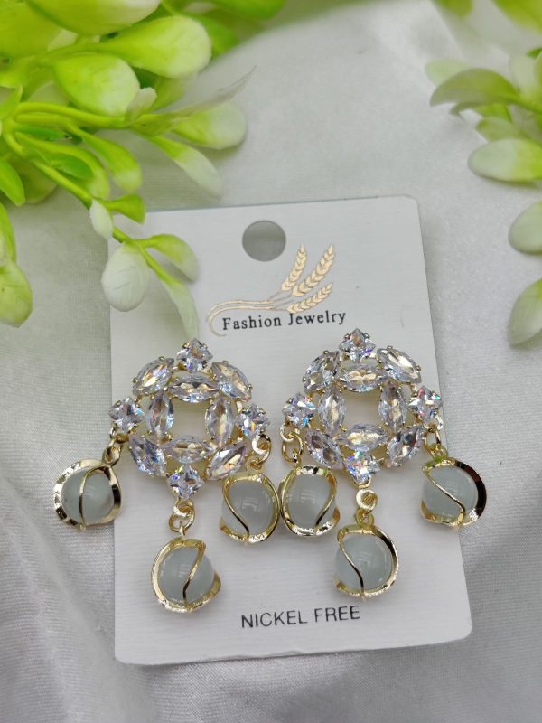 Exquisite Crystal Halo Earrings