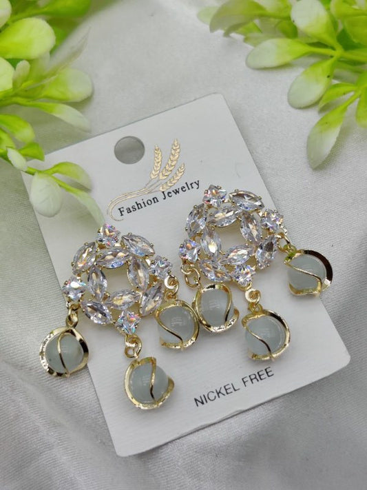Exquisite Crystal Halo Earrings