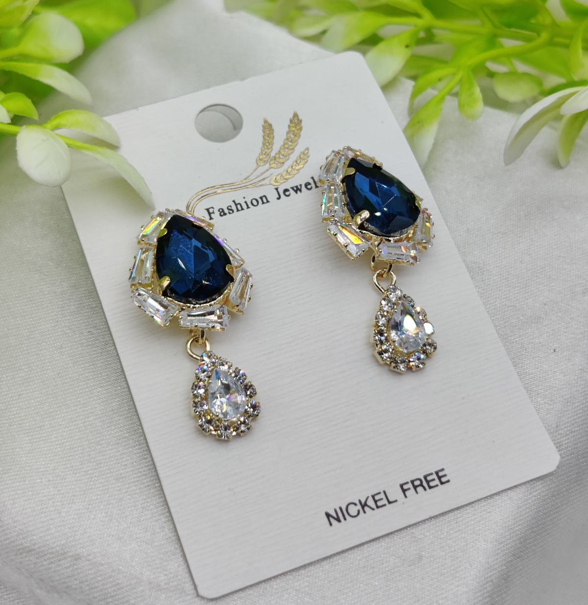 Royal Blue Drop Earrings