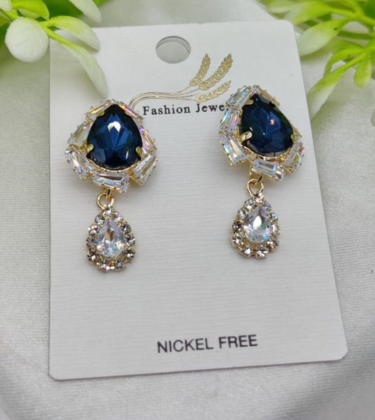 Royal Blue Drop Earrings