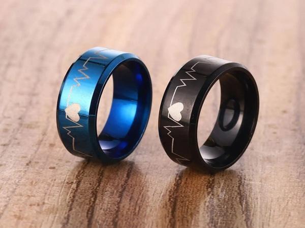 Pack Of 2 Unique Heartbeat Design