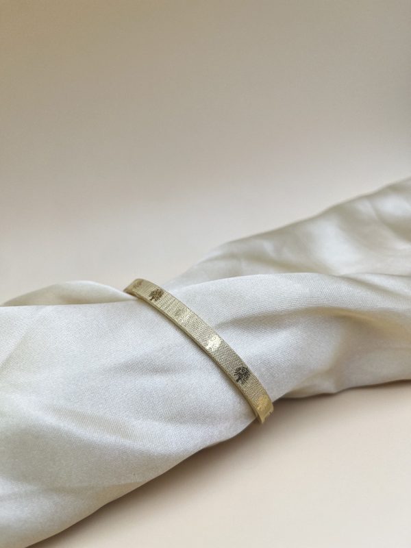 Cartier-inspired Adjustable Gold Bangle Bracelet