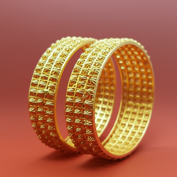 Golden Brass Bangles