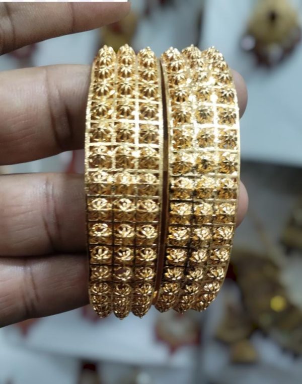 Golden Brass Bangles